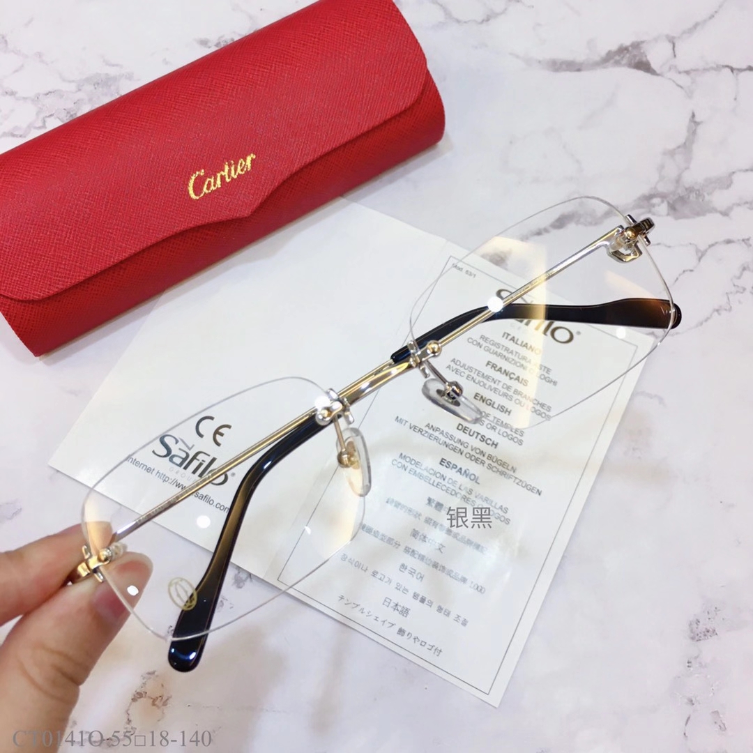 Buy Replica Cartier Eyeglass Optical Frames CT01410 FCA322 Online